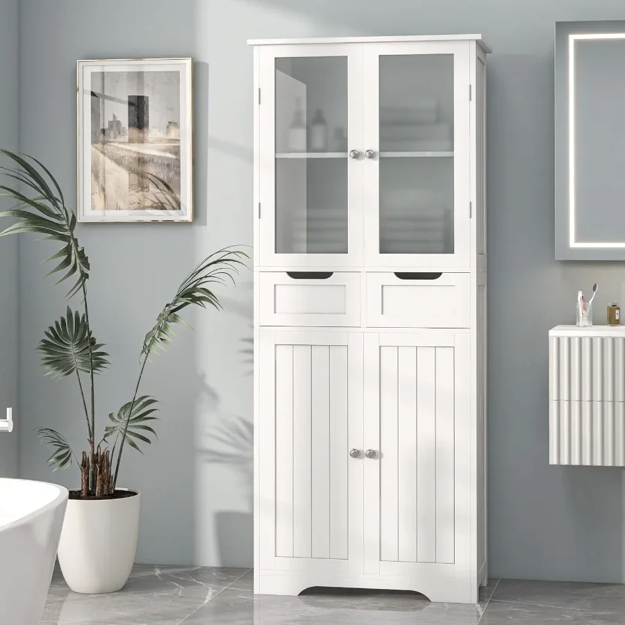Storage - 67 cm wysoka szafka łazienkowa, wolnostojąca,