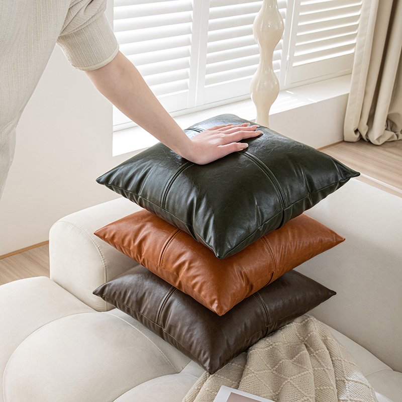 Headboard Cushion Backrest Tatami - Wodoodporna poduszka z PU skóry, poduszka