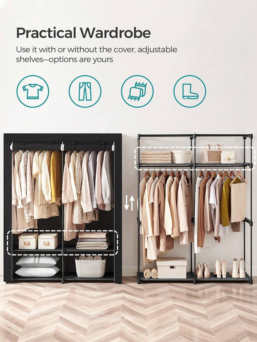 Szafa, przenośna szafa do sypi – Wardrobe Closet Portable Fabric Cover recenzja i cena