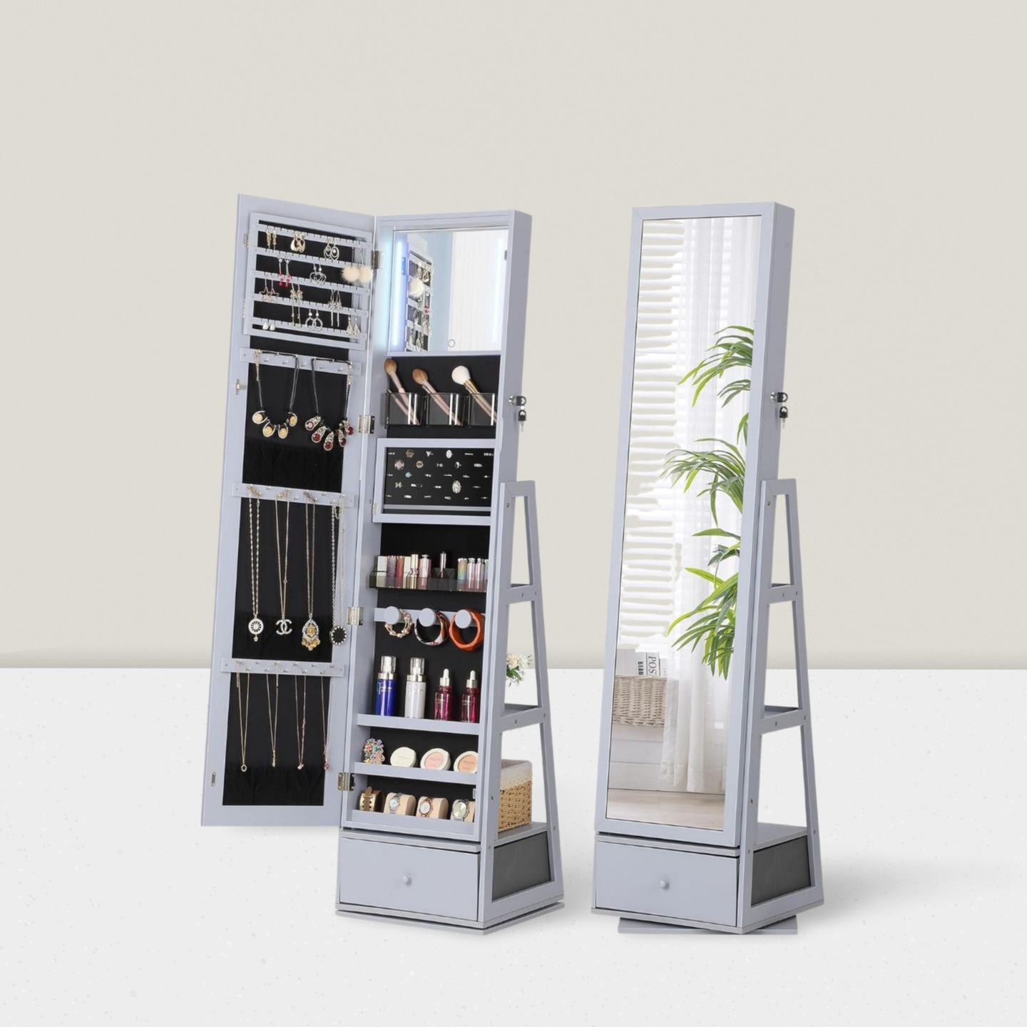 Lustro na całej długości do ga – Full Length Mirror Jewelry Armoire recenzja i cena