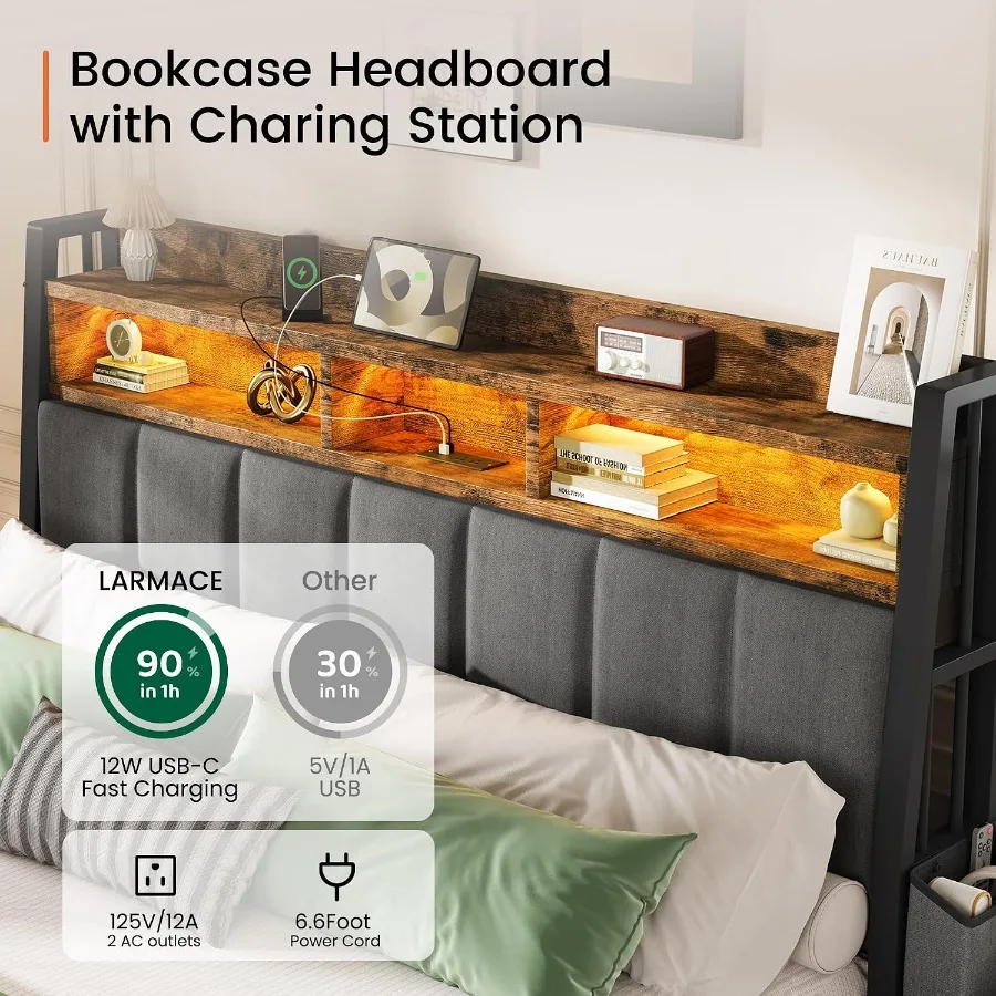 Rama łóżka w rozmiarze king si – King Size Bed Frame With Storage Drawers recenzja i cena