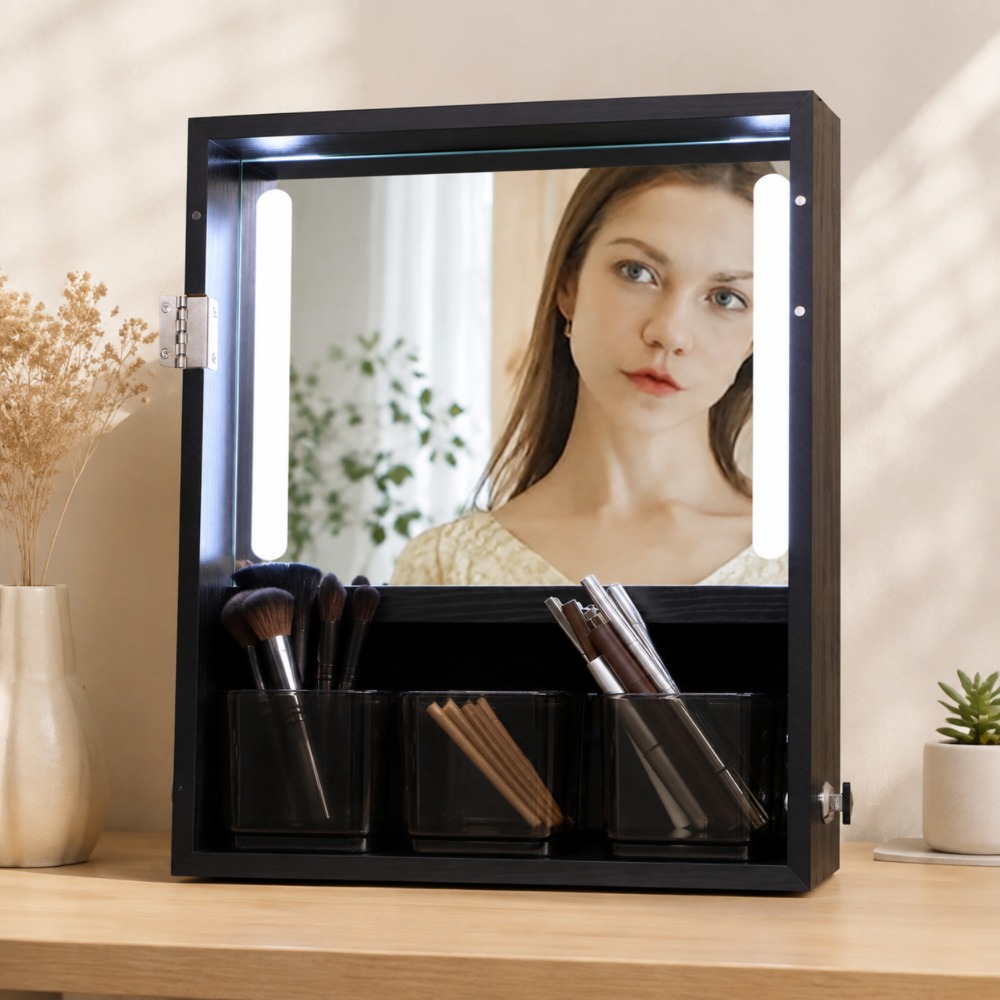 Zamykana na klucz stojąca szaf – Full Length Mirror Jewelry Armoire recenzja i cena