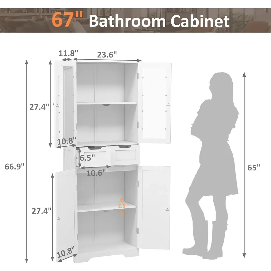 67 cm wysoka szafka łazienkowa – Storage recenzja i cena
