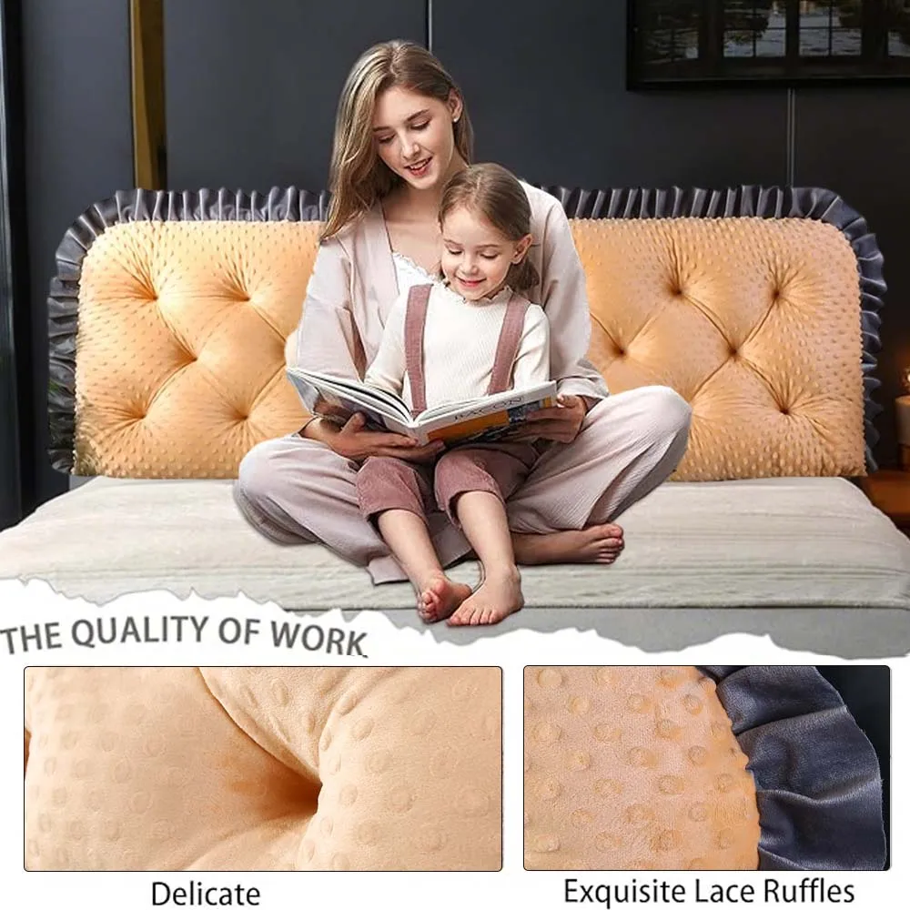 Poduszka z falbanką na zagłówe – Headboard Cushion Backrest Tatami recenzja i cena