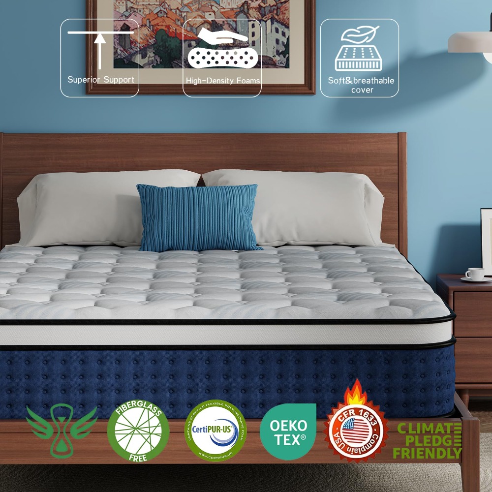 Materac Queen, 12-calowy mater – Memory Foam Mattress In A Box Queen recenzja i cena