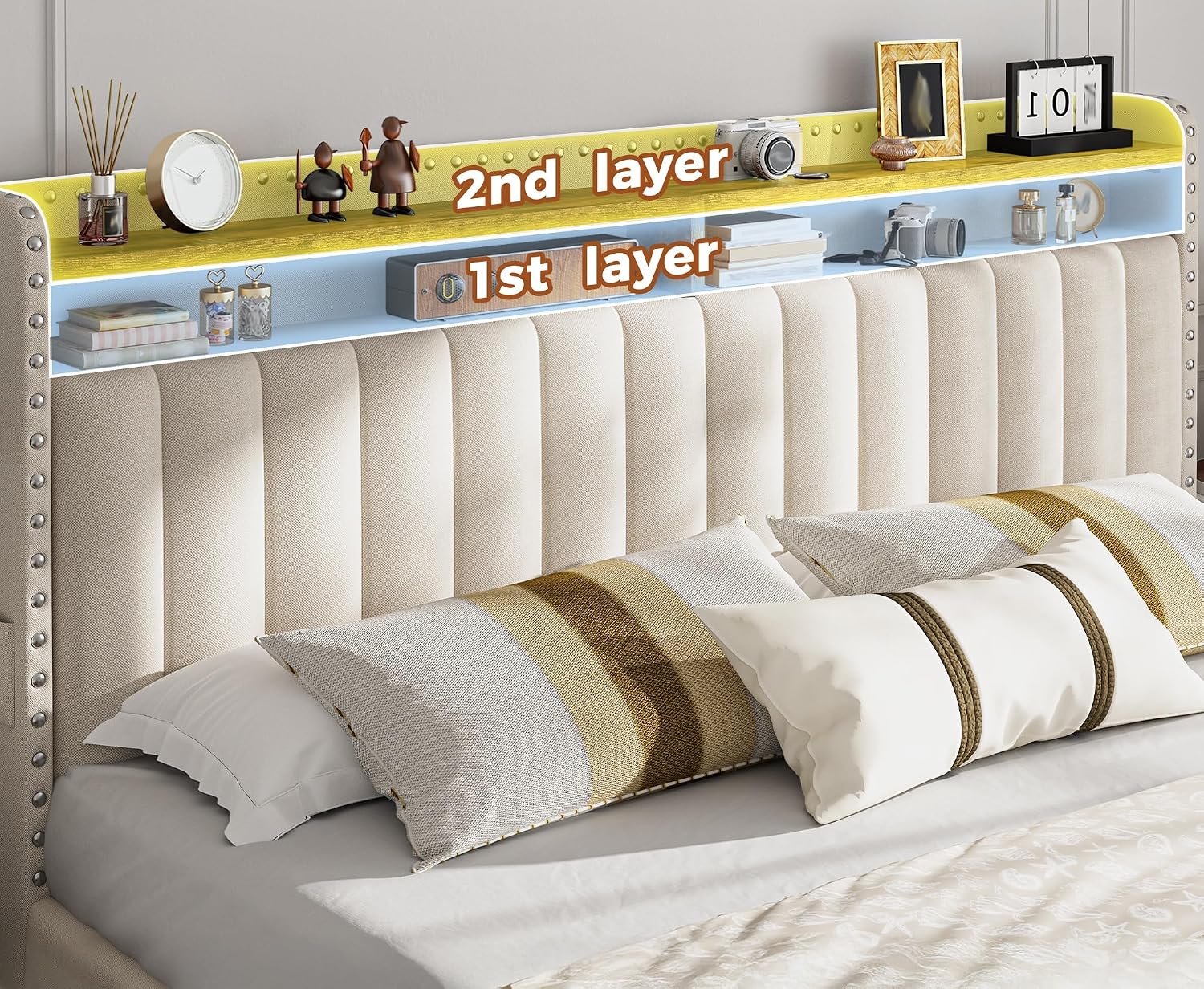 Rama łóżka typu King Size z 4  – King Size Bed Frame With Storage Drawers recenzja i cena